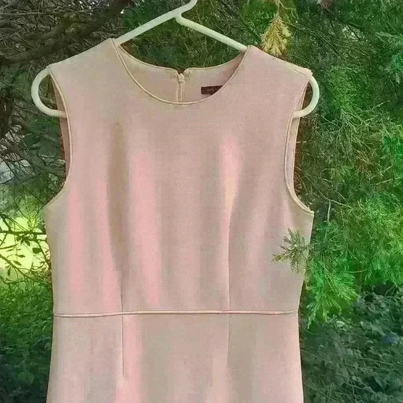 Ann Taylor light pink blush dress size  2 - Picture 2 of 16